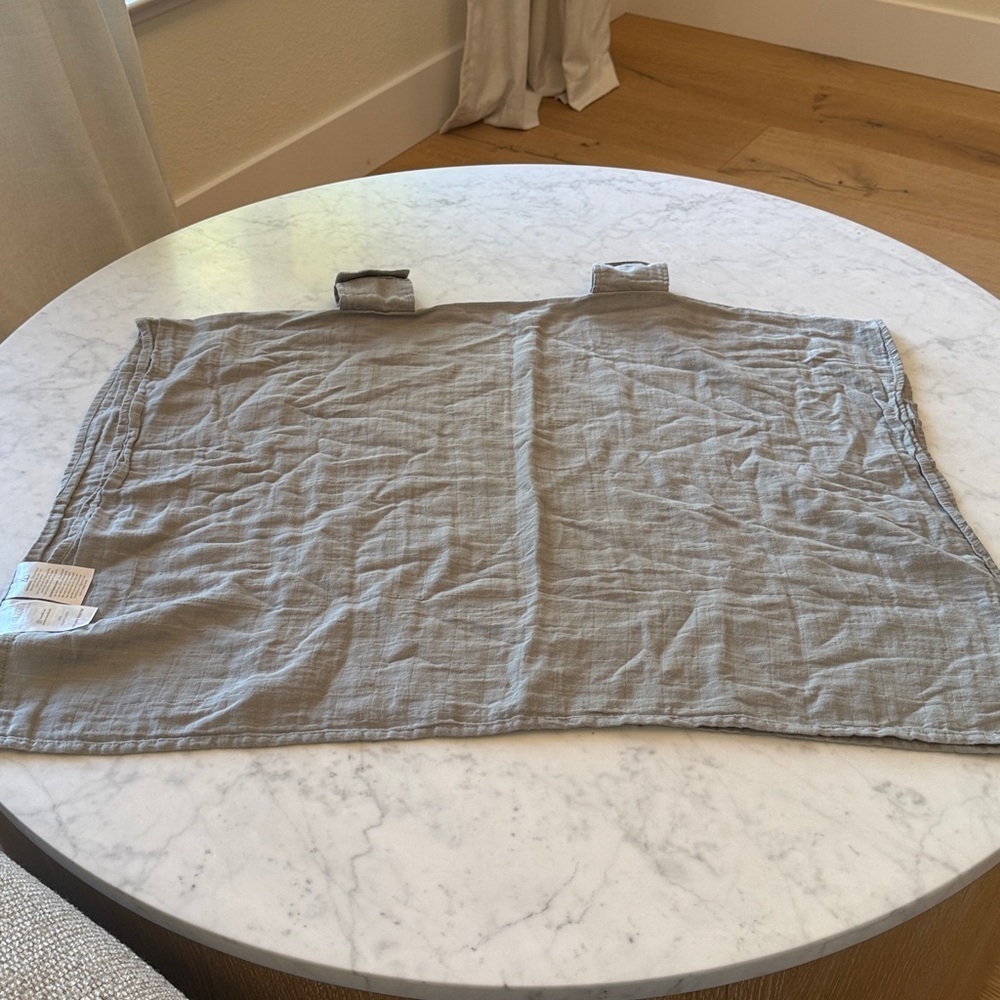 Mozah Baby Muslin Car Seat Cover Organic Cotton Sage Green